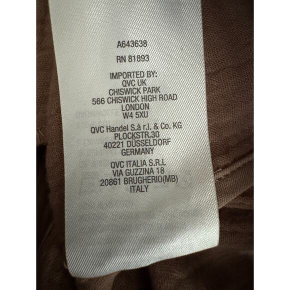 Isaac Mizrahi Live! Bridgehampton Cotton Gauze Jacket Pure Cone 2X NWOT - Picture 12 of 13